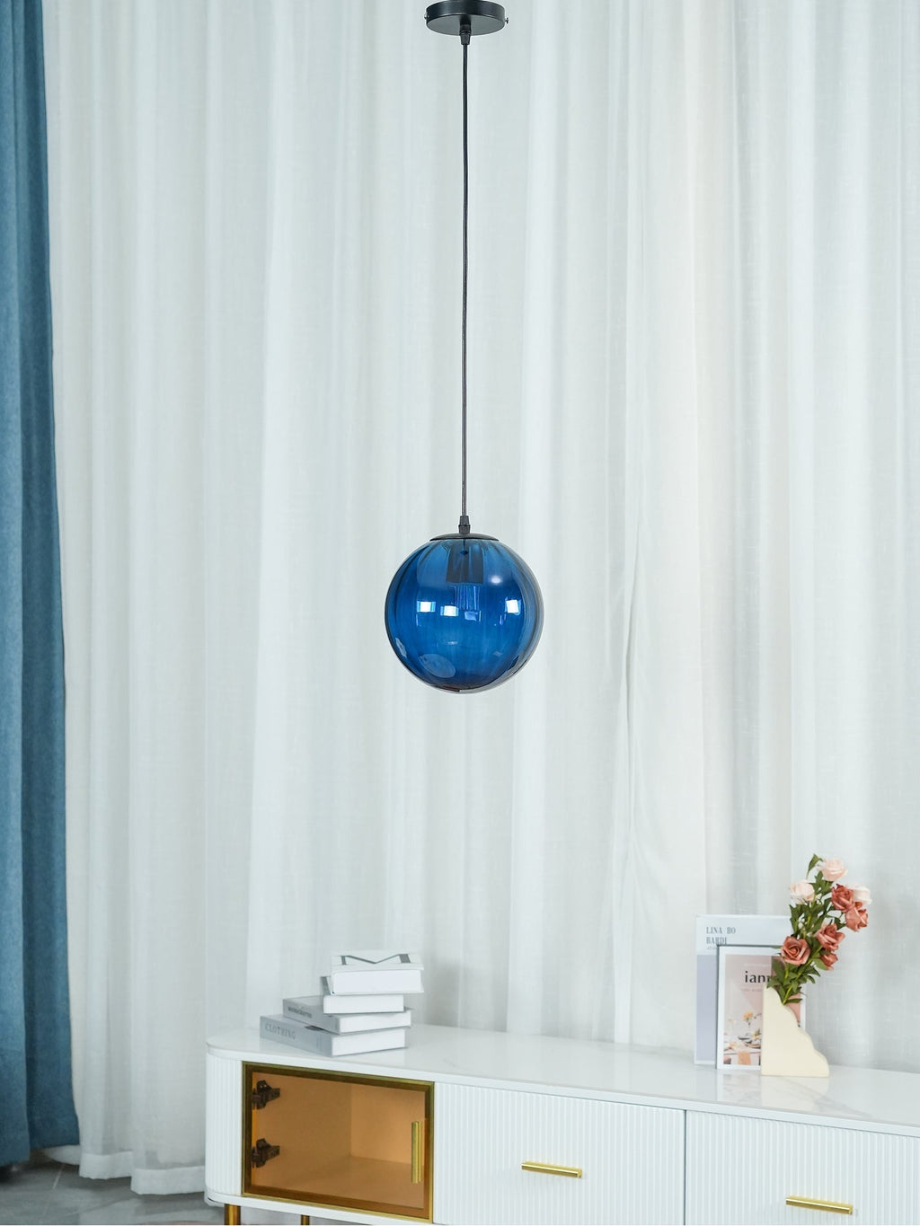 Helmisse Glass Pendant Light-Moonnatur