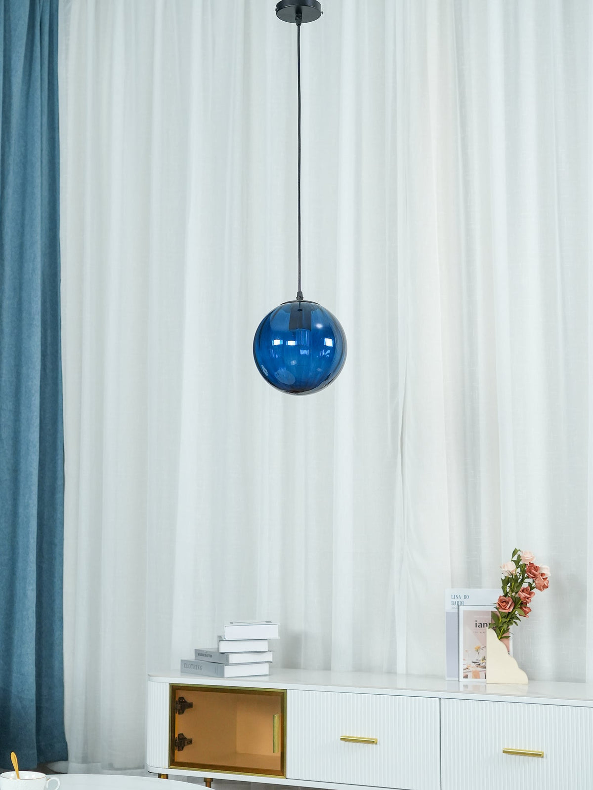 Helmisse Glass Pendant Light-Moonnatur