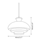 Islenfern Glass Pendant Light-Moonnatur