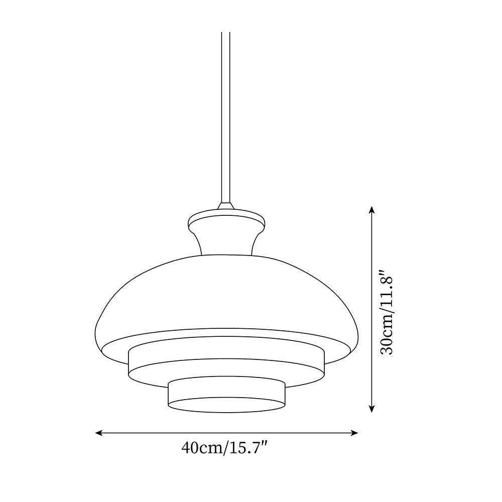 Islenfern Glass Pendant Light-Moonnatur