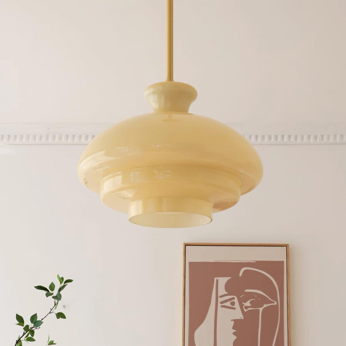 Islenfern Glass Pendant Light-Moonnatur