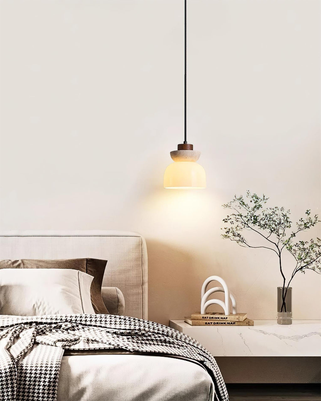 Marvenelle Glass Pendant Light-Moonnatur