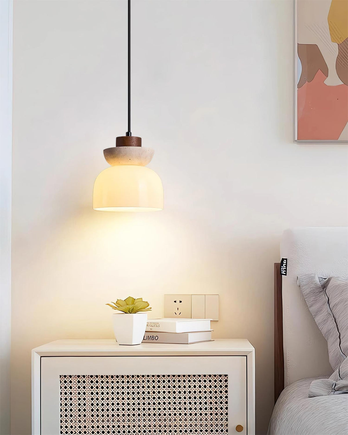 Marvenelle Glass Pendant Light-Moonnatur