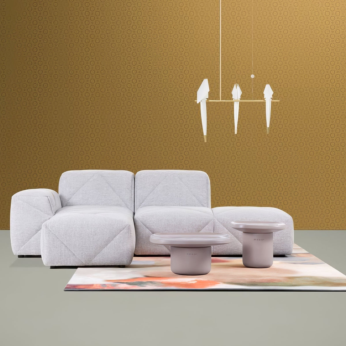 Pirenna Acrylic Chandelier-Moonnatur