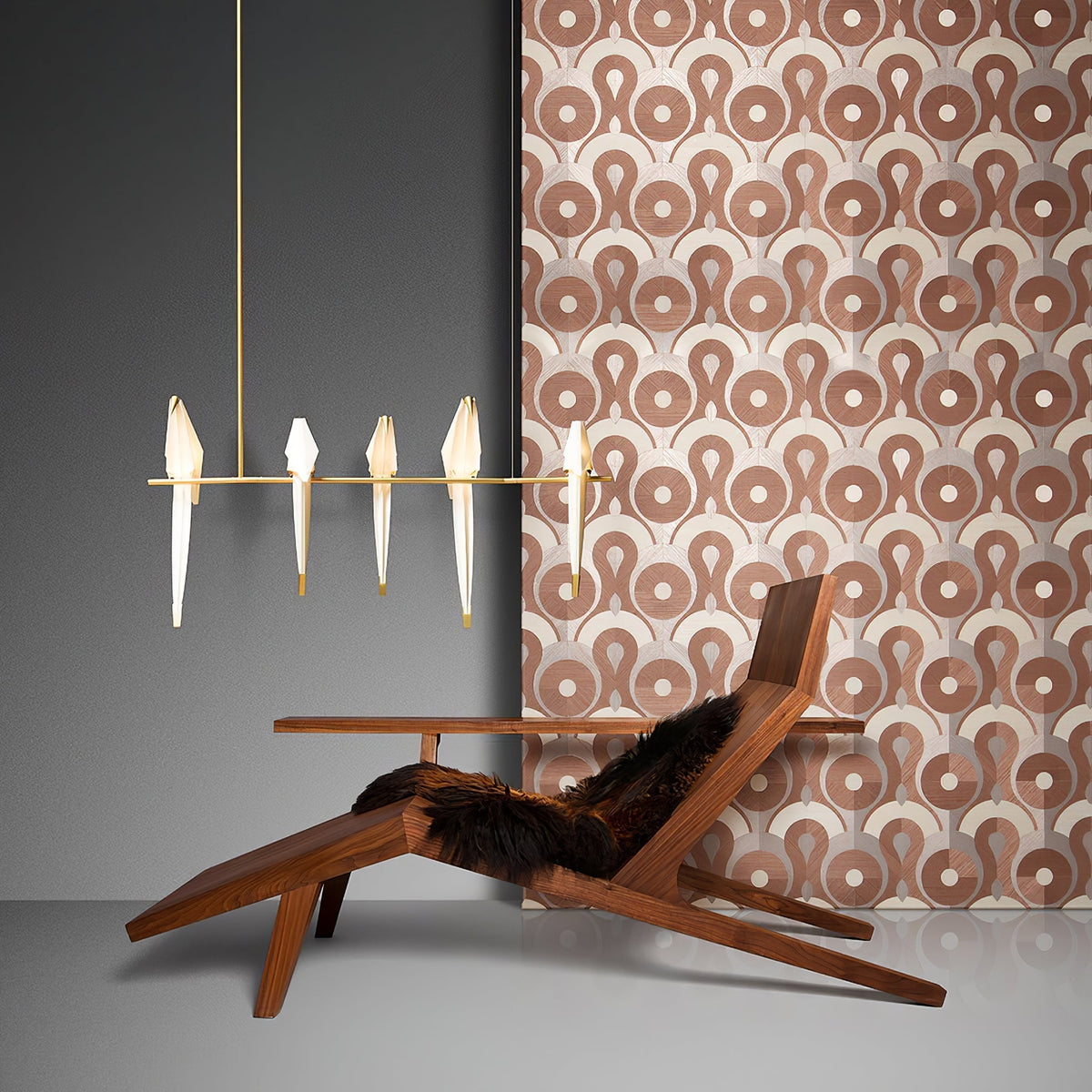 Pirenna Acrylic Chandelier-Moonnatur