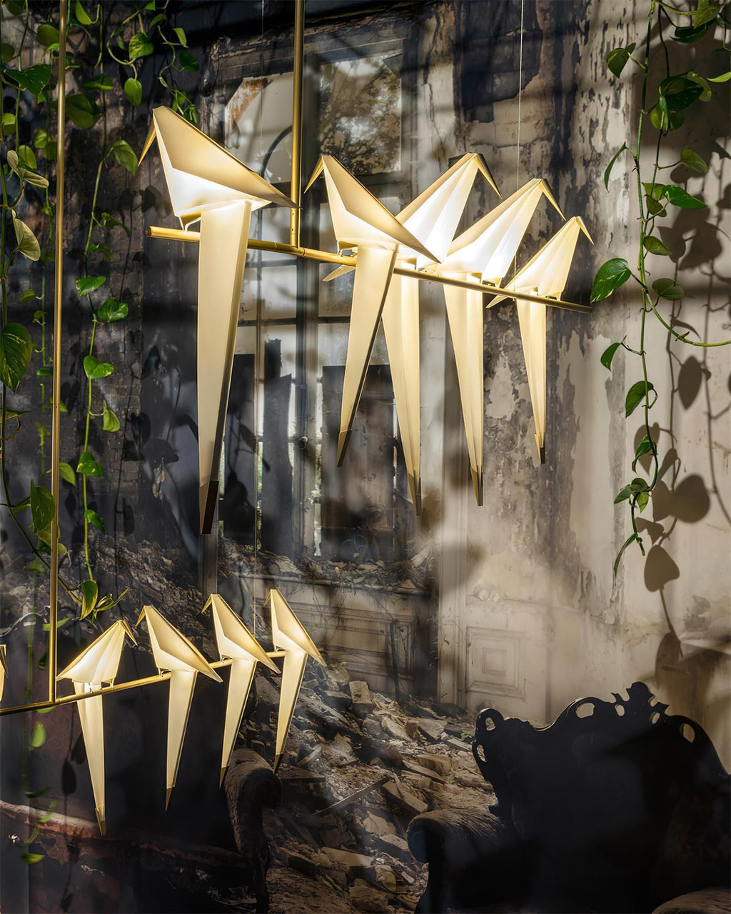 Pirenna Acrylic Chandelier-Moonnatur