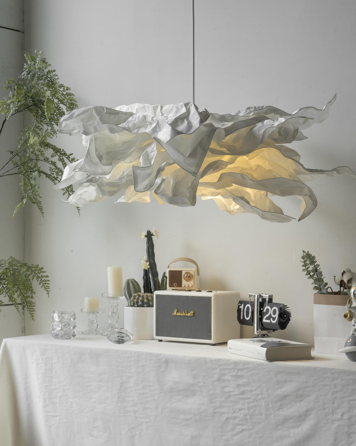 Langrengrove Paper Pendant Light-Moonnatur
