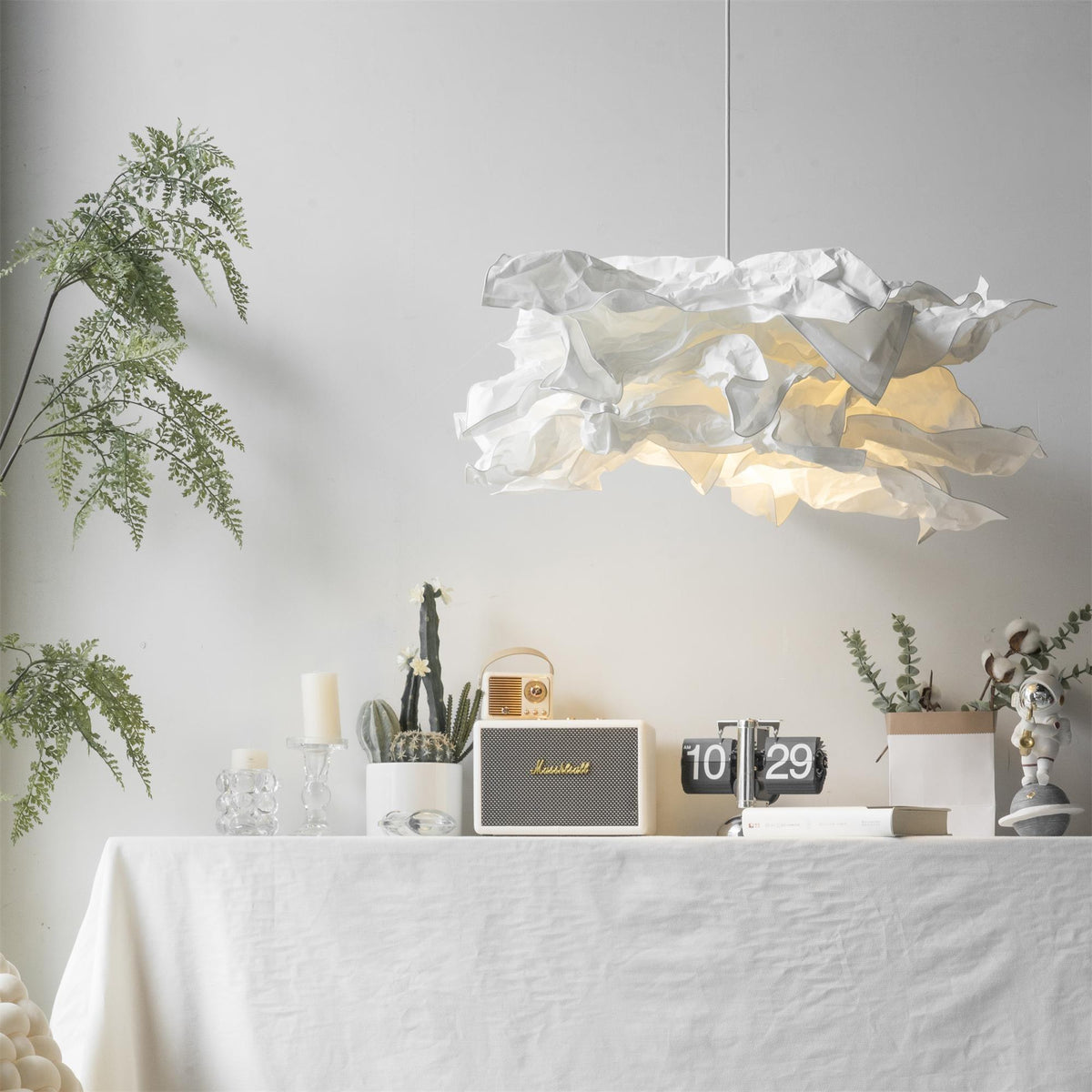 Langrengrove Paper Pendant Light-Moonnatur