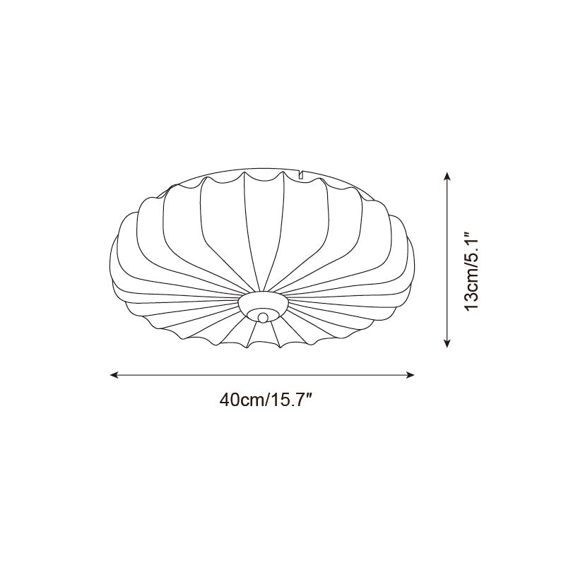 Penrelora Fabric Ceiling Light-Moonnatur