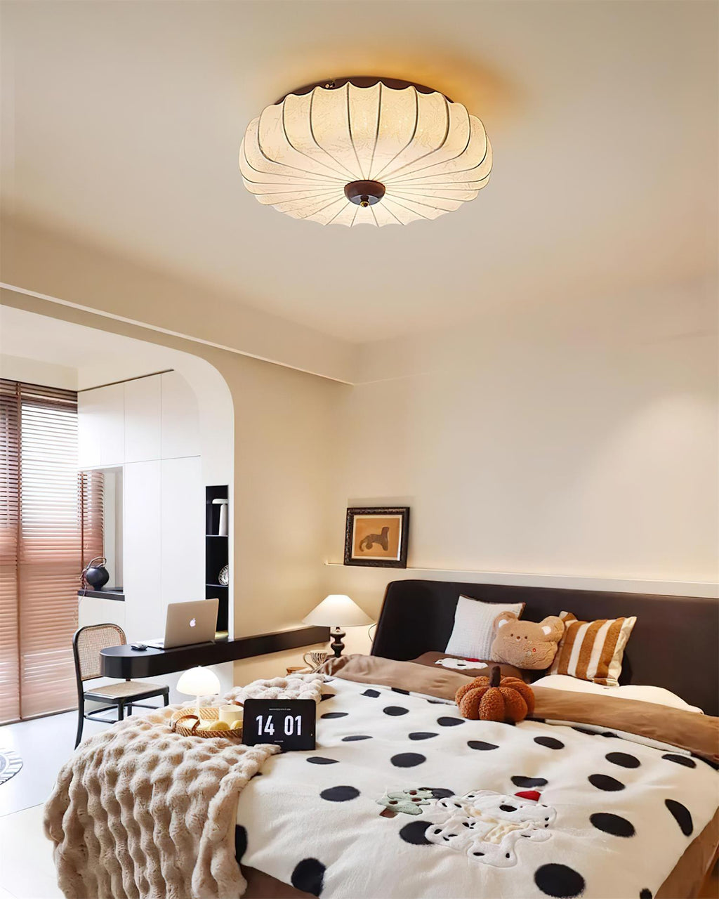 Penrelora Fabric Ceiling Light-Moonnatur