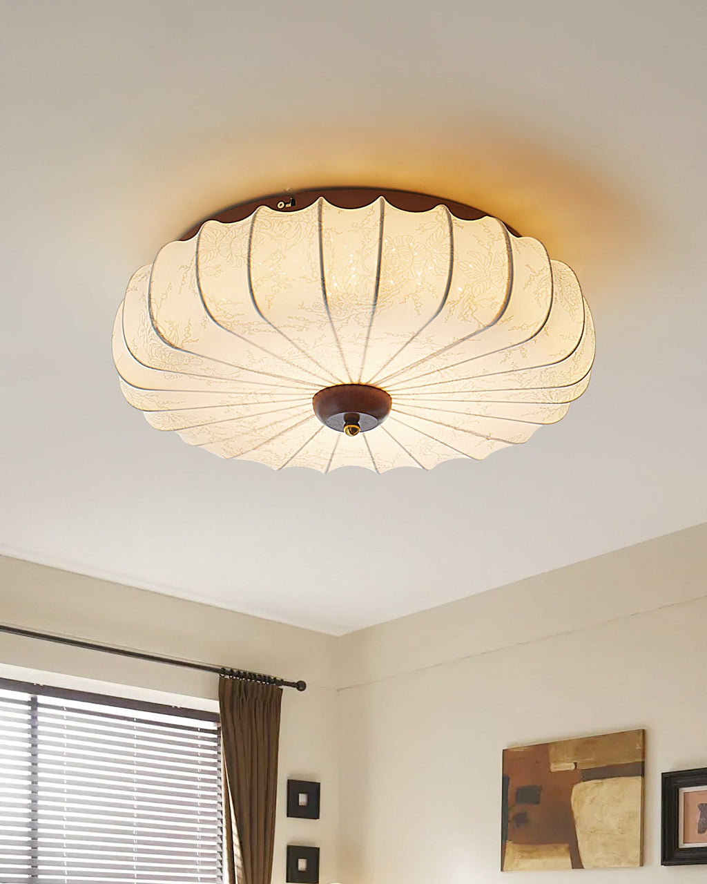 Penrelora Fabric Ceiling Light-Moonnatur
