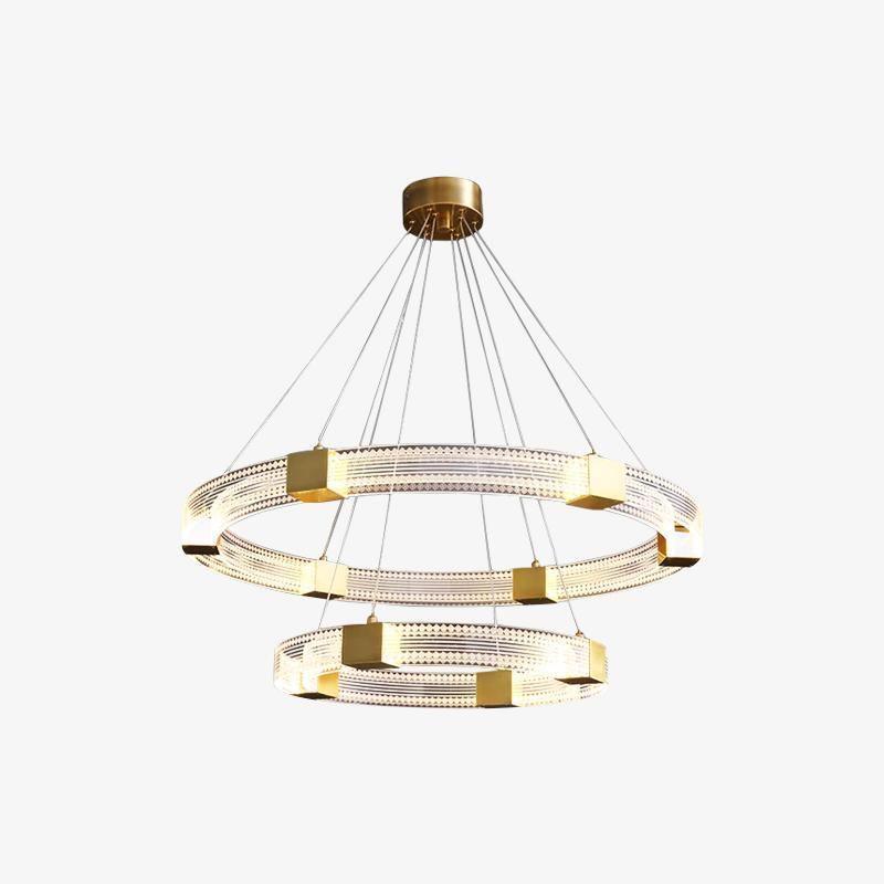 Udrina Aluminium Chandelier-Moonnatur