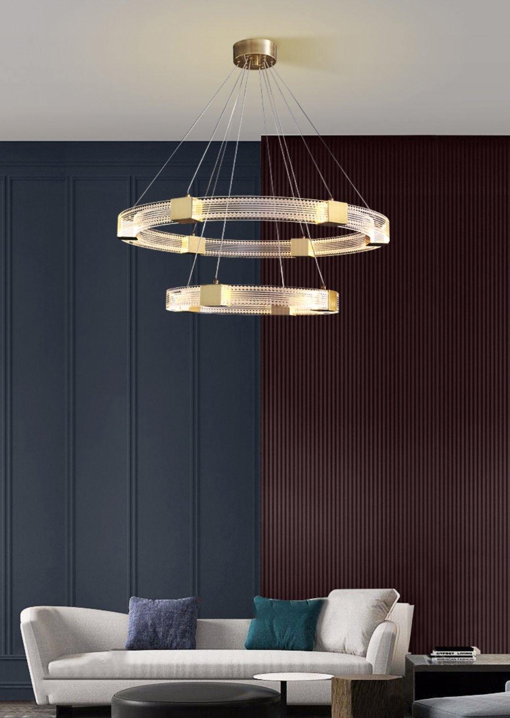 Udrina Aluminium Chandelier-Moonnatur