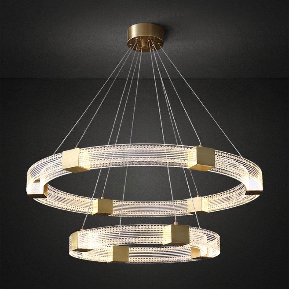 Udrina Aluminium Chandelier-Moonnatur