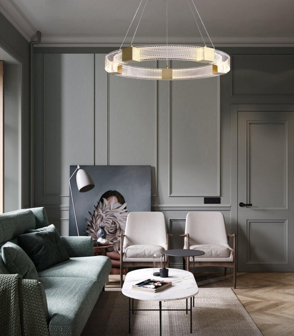 Udrina Aluminium Chandelier-Moonnatur