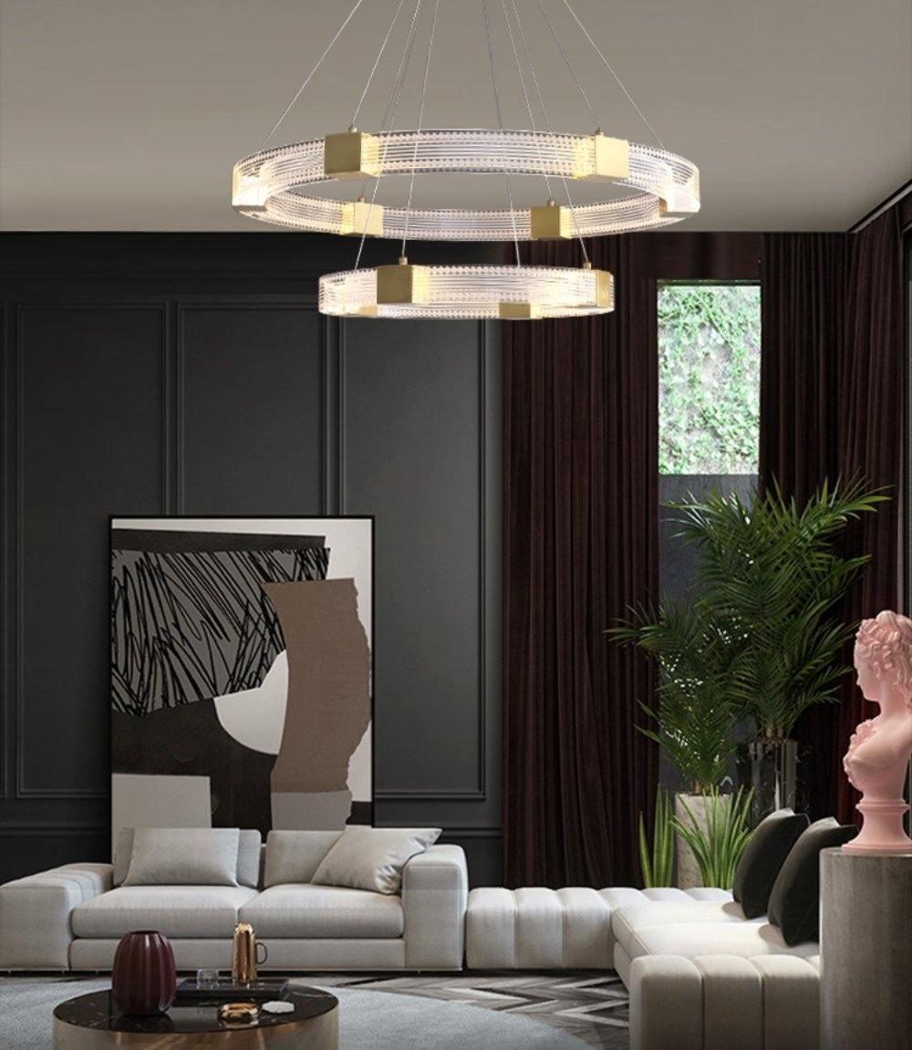 Udrina Aluminium Chandelier-Moonnatur