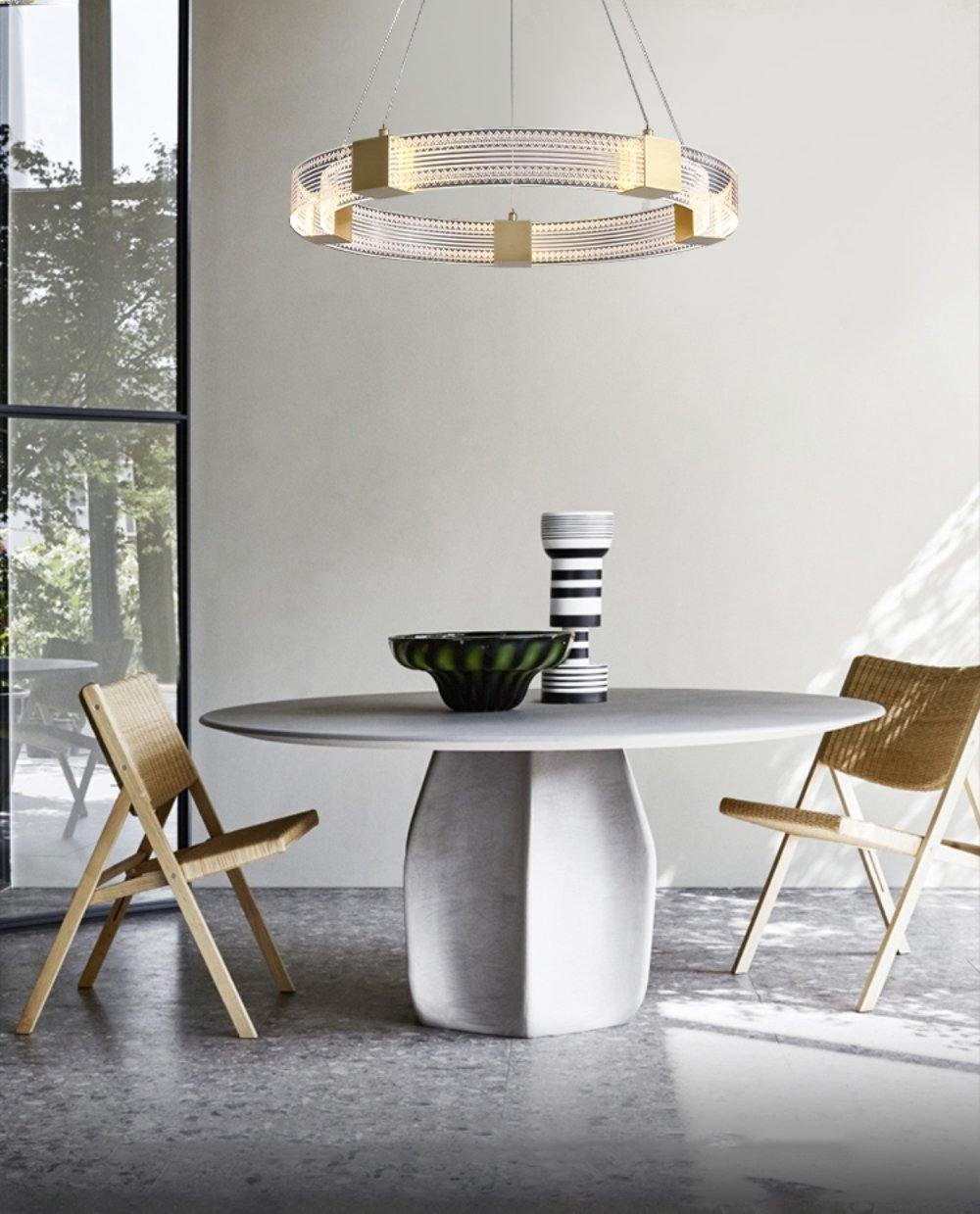 Udrina Aluminium Chandelier-Moonnatur