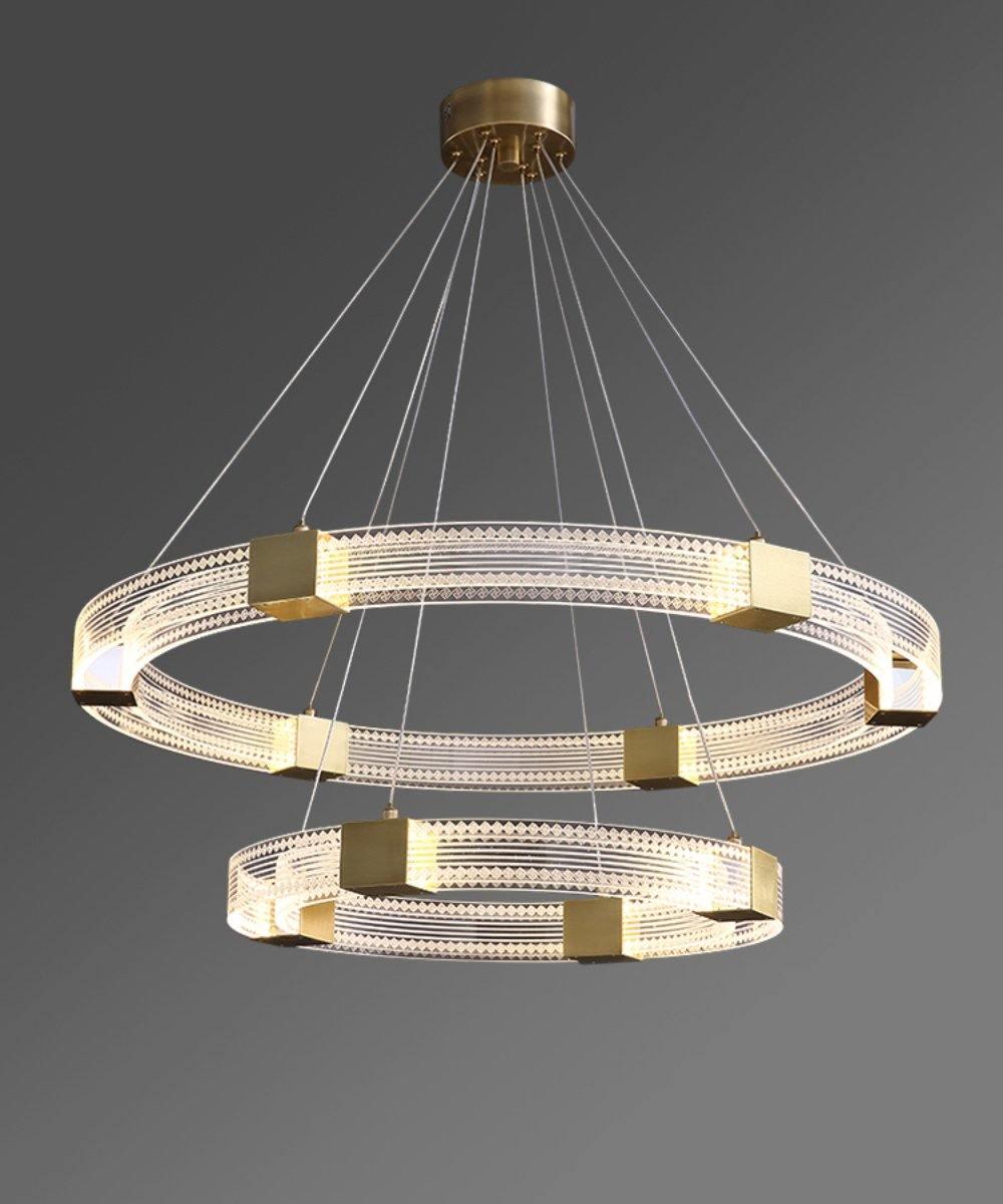 Udrina Aluminium Chandelier-Moonnatur