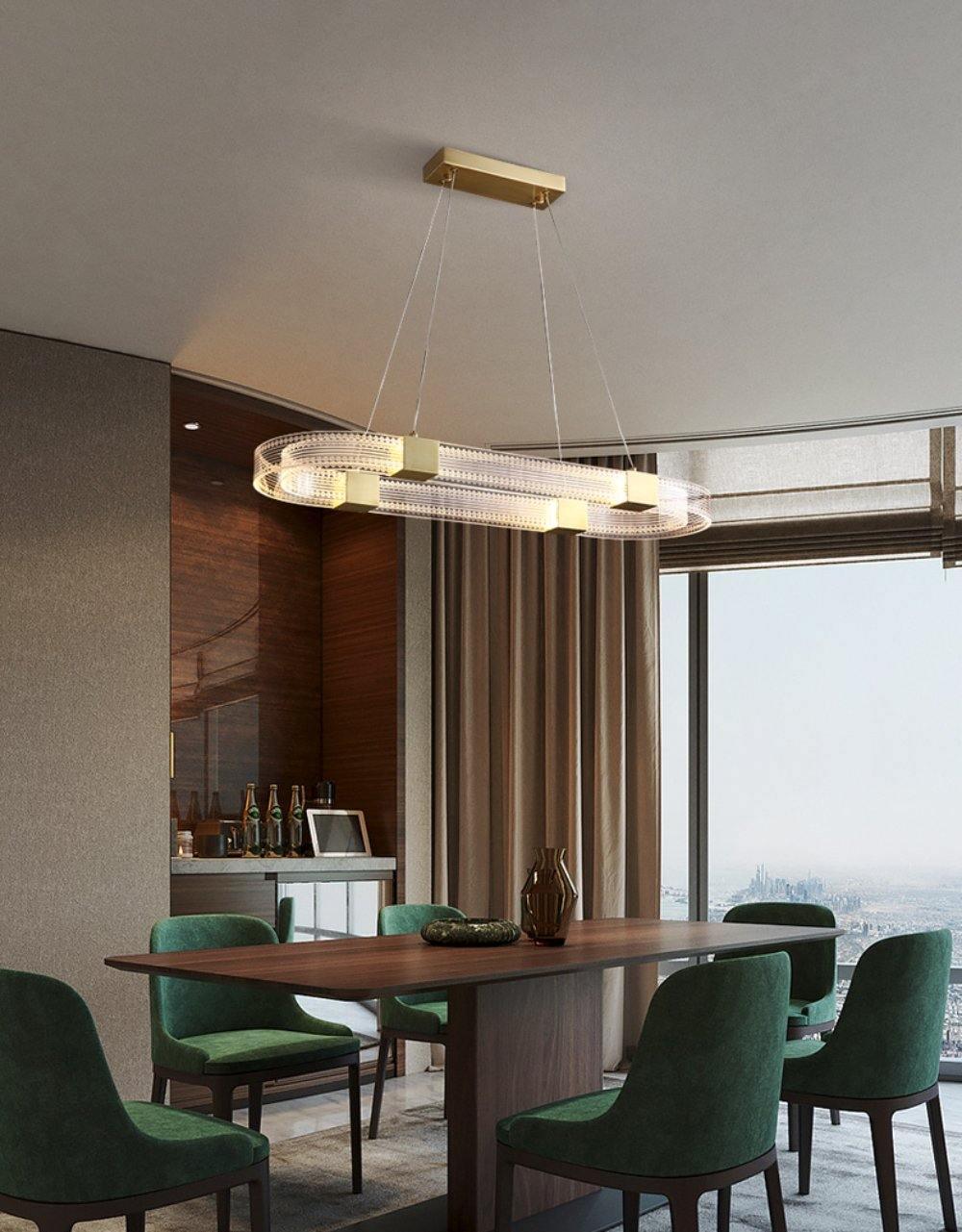 Udrina Aluminium Chandelier-Moonnatur