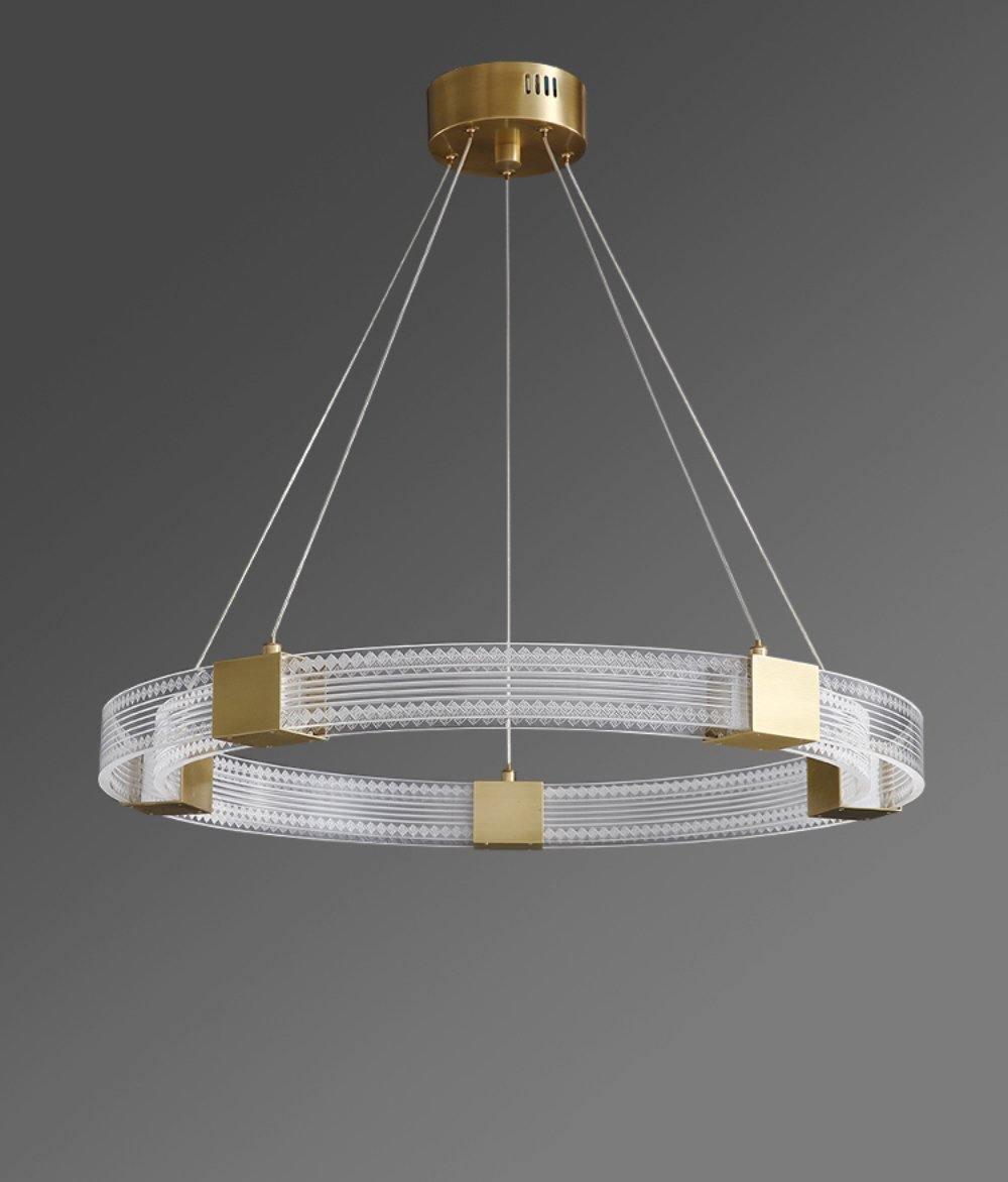 Udrina Aluminium Chandelier-Moonnatur