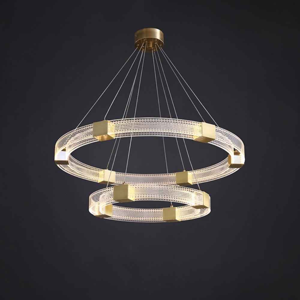 Udrina Aluminium Chandelier-Moonnatur