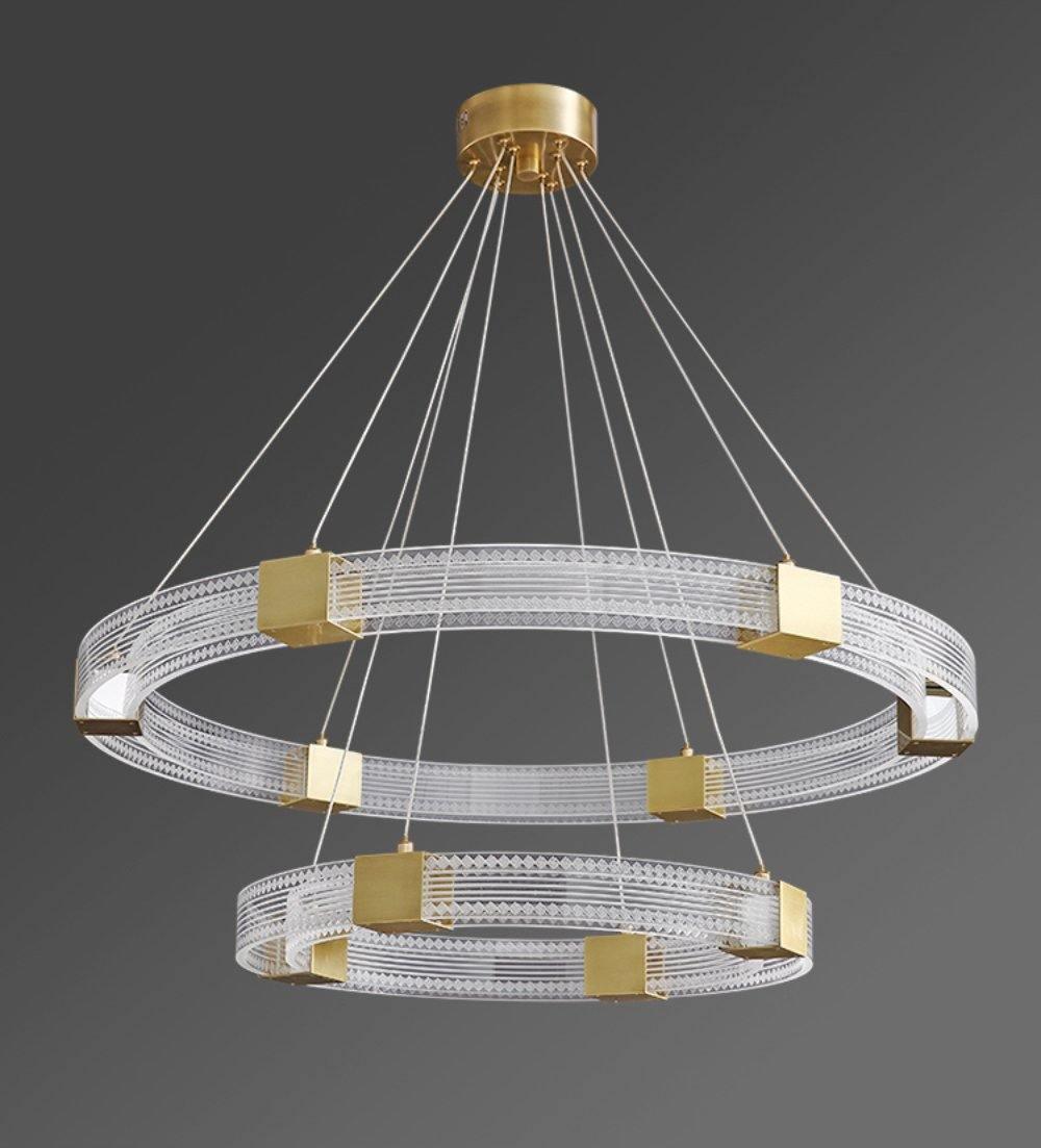 Udrina Aluminium Chandelier-Moonnatur