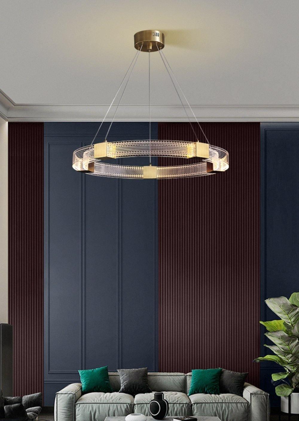 Udrina Aluminium Chandelier-Moonnatur