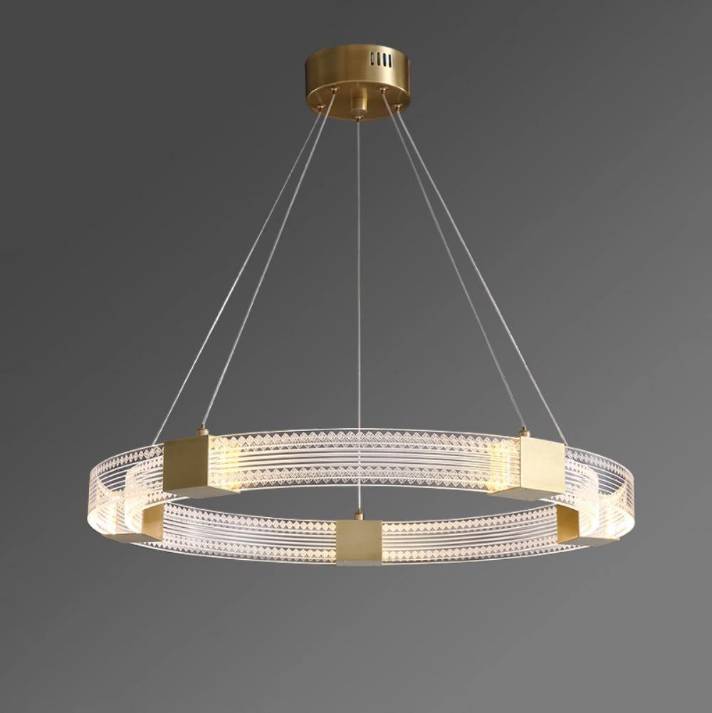 Udrina Aluminium Chandelier-Moonnatur