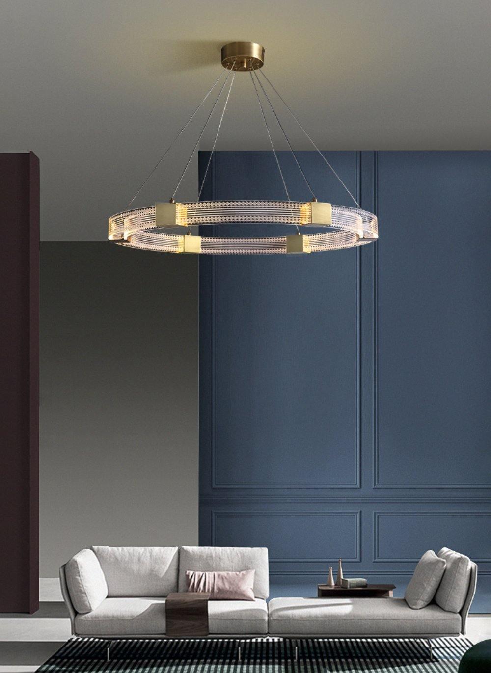 Udrina Aluminium Chandelier-Moonnatur