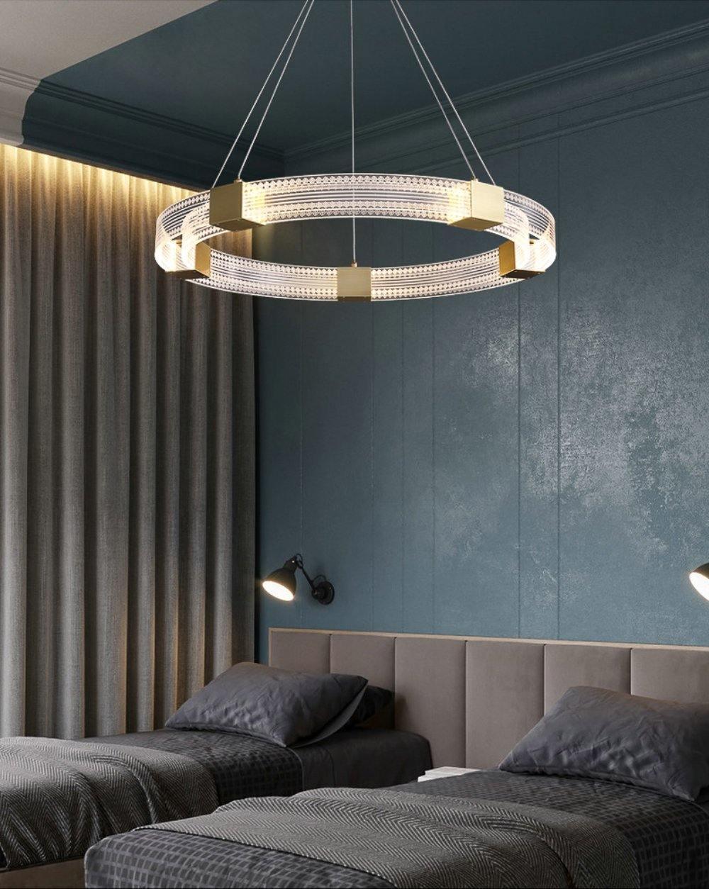 Udrina Aluminium Chandelier-Moonnatur