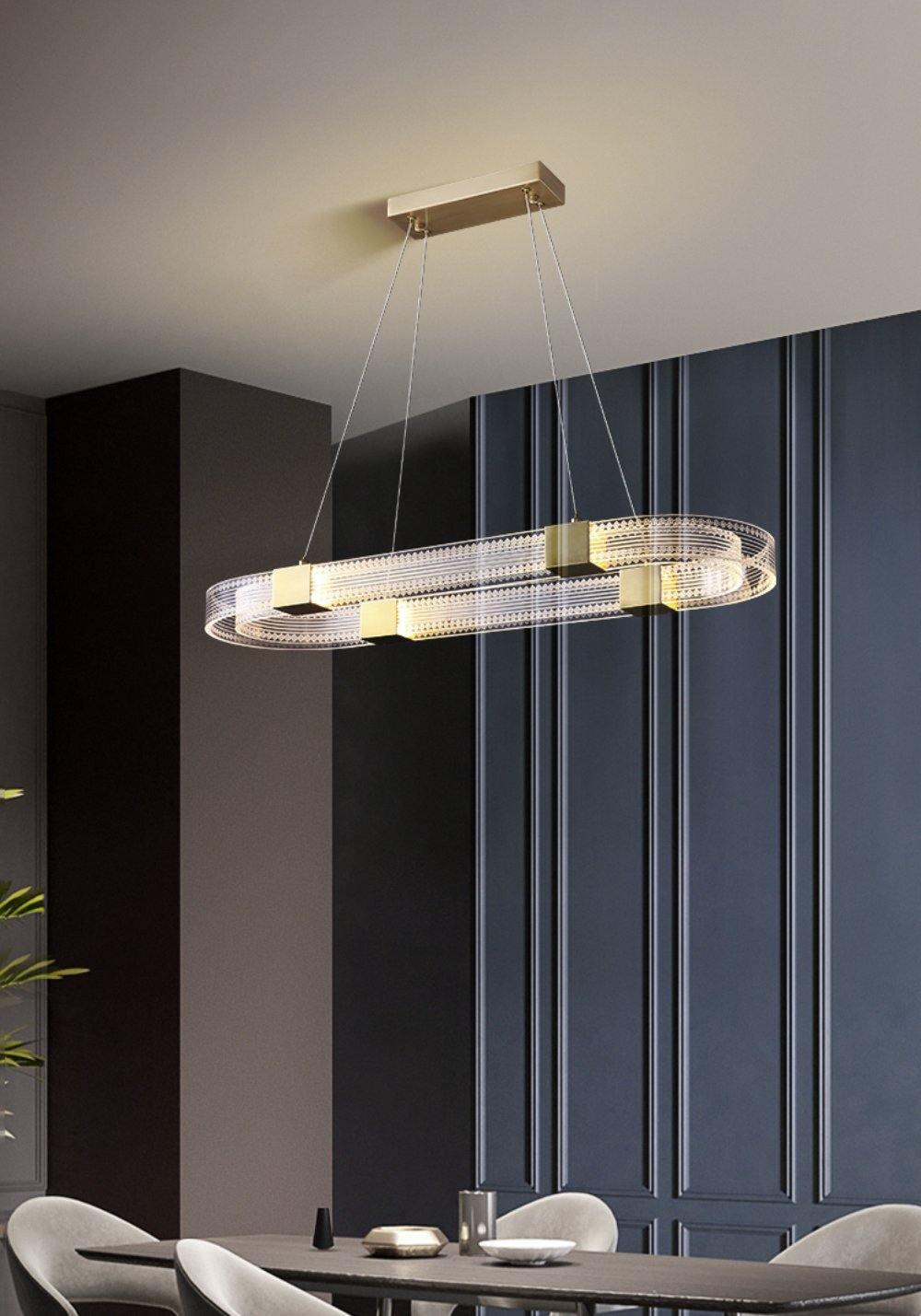 Udrina Aluminium Chandelier-Moonnatur