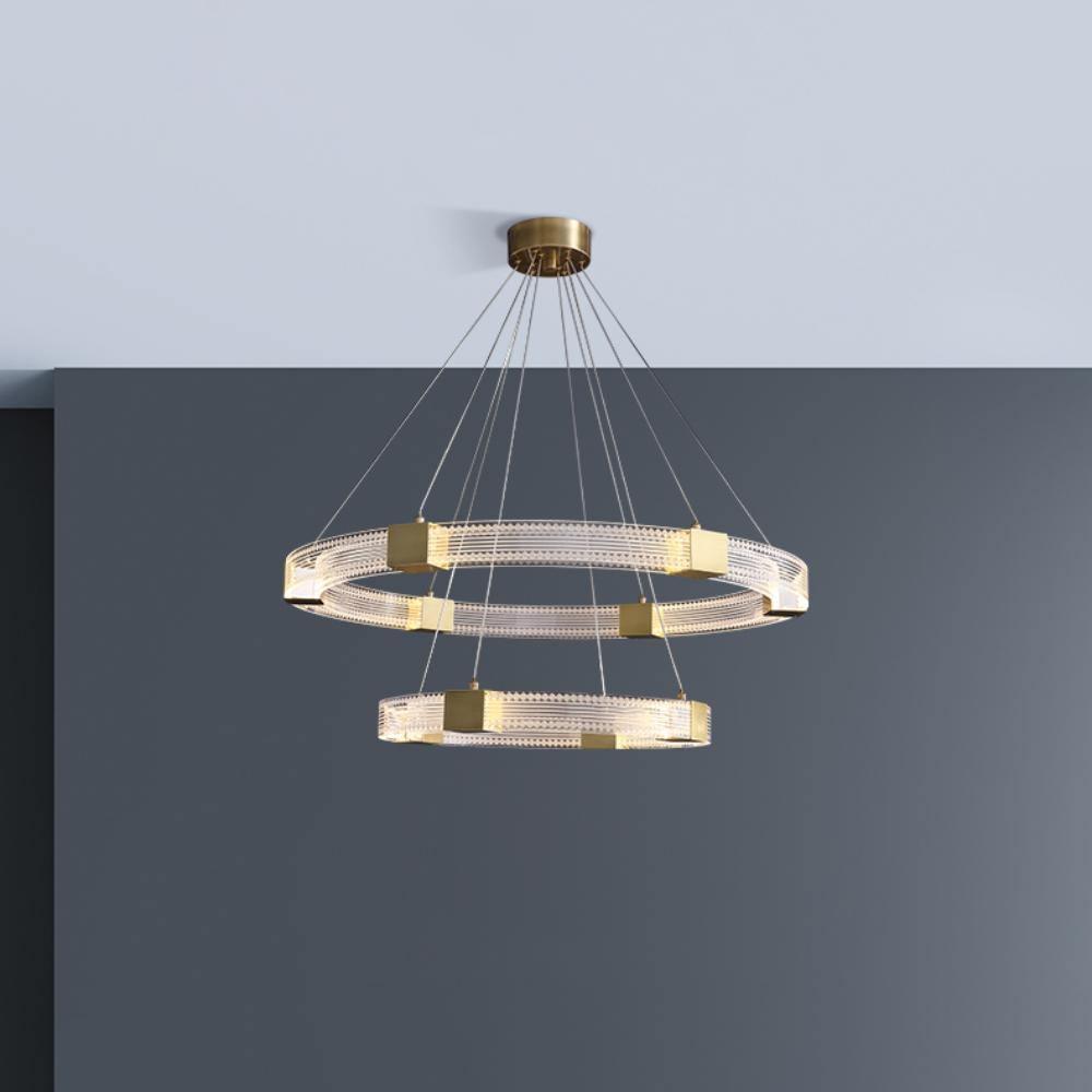 Udrina Aluminium Chandelier-Moonnatur