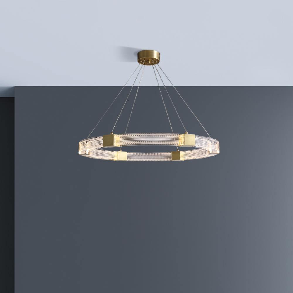 Udrina Aluminium Chandelier-Moonnatur