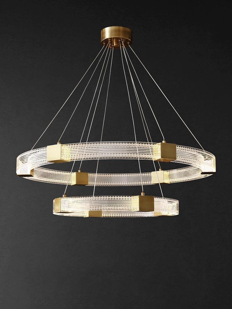Udrina Aluminium Chandelier-Moonnatur