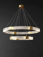 Udrina Aluminium Chandelier-Moonnatur