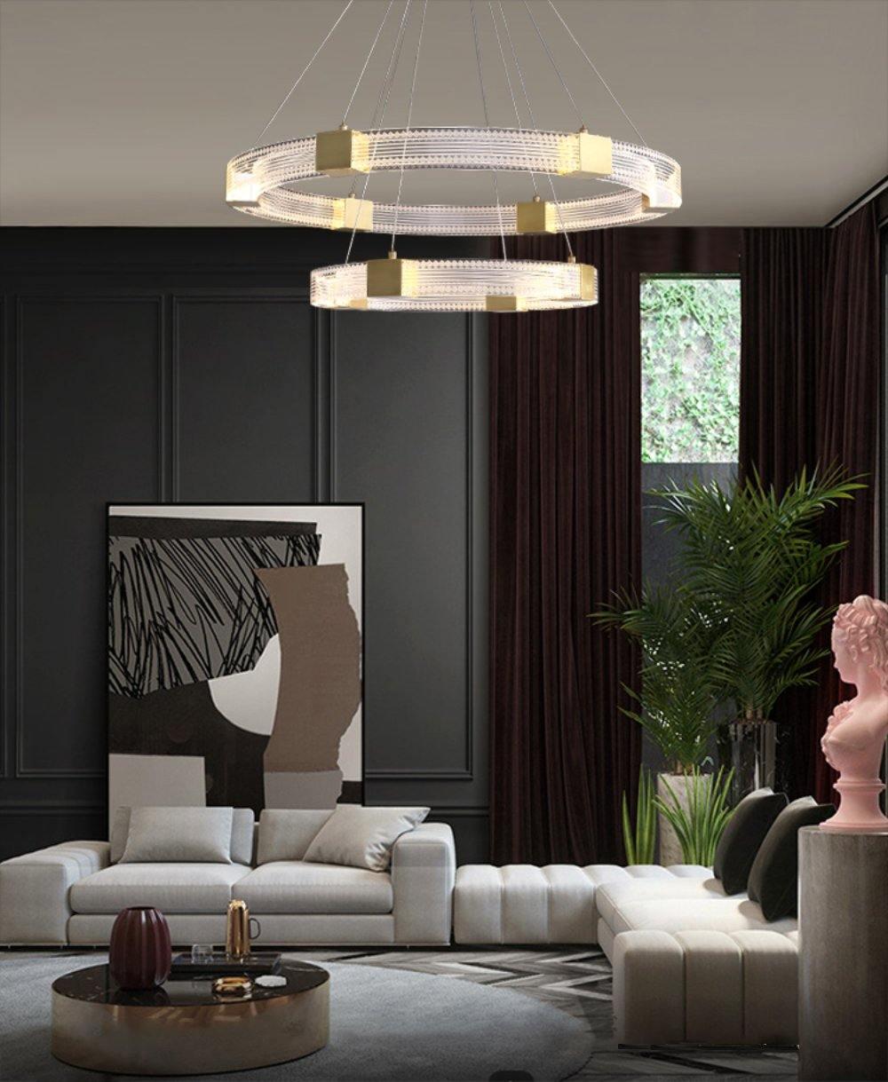 Udrina Aluminium Chandelier-Moonnatur