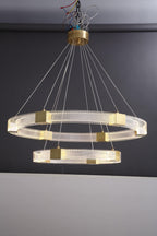 Udrina Aluminium Chandelier-Moonnatur