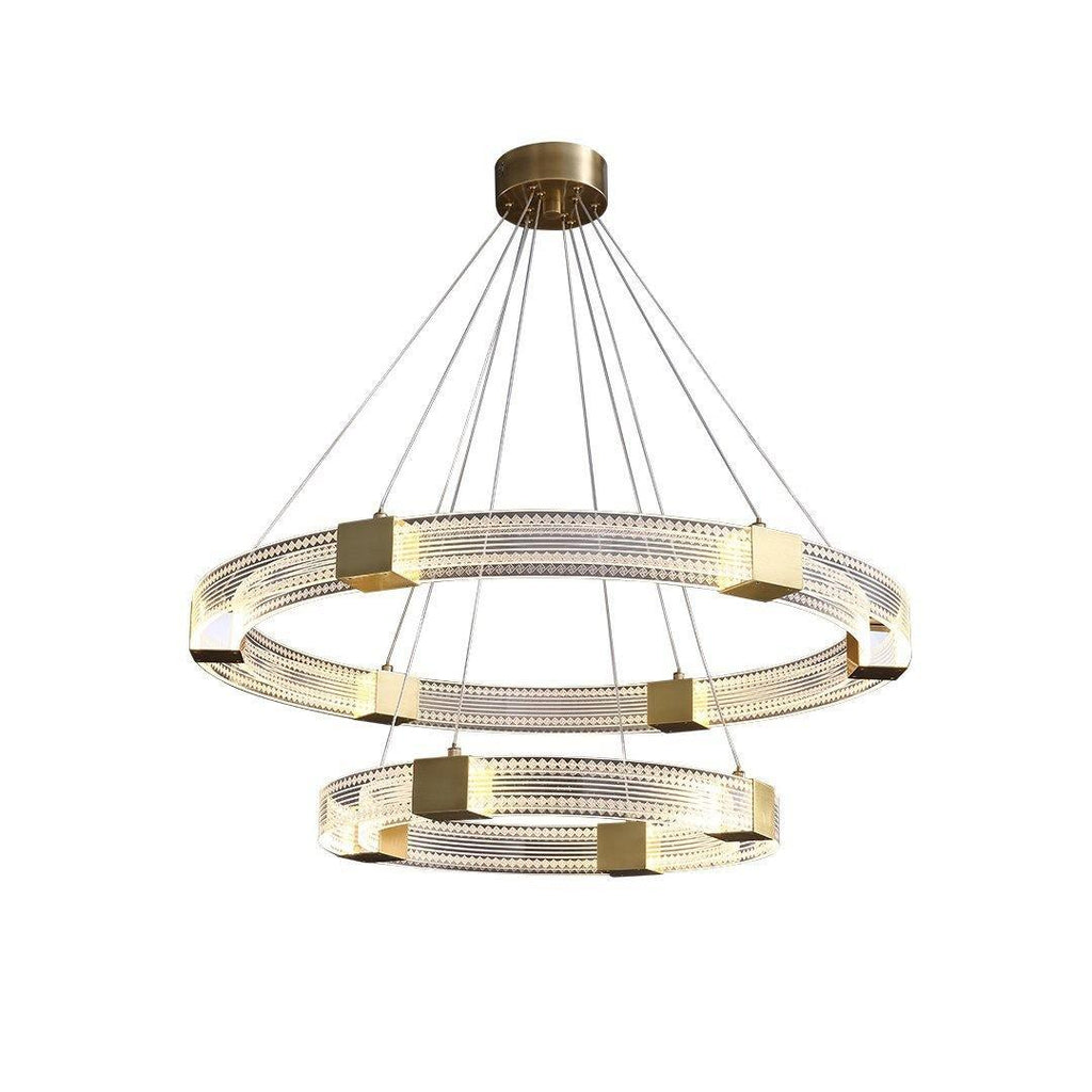 Udrina Aluminium Chandelier-Moonnatur