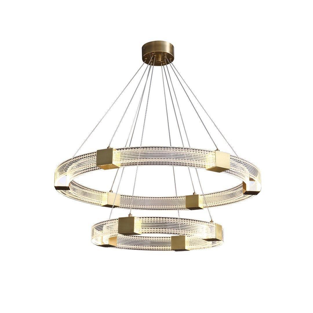 Udrina Aluminium Chandelier-Moonnatur