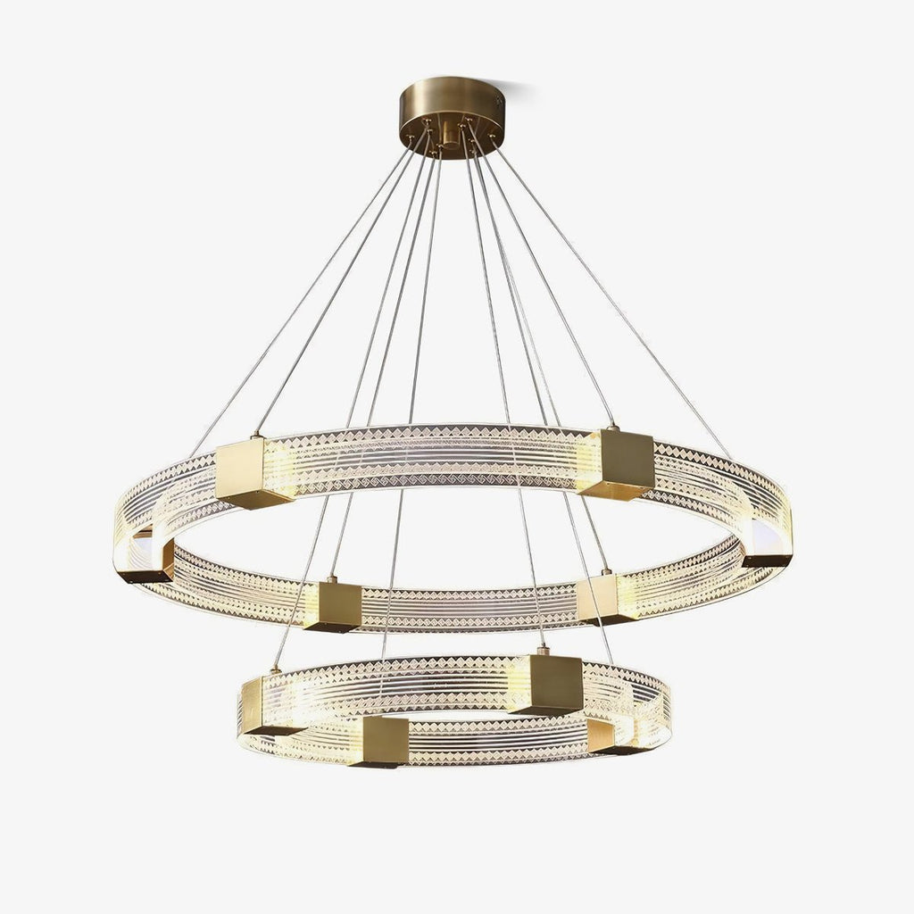 Udrina Aluminium Chandelier-Moonnatur
