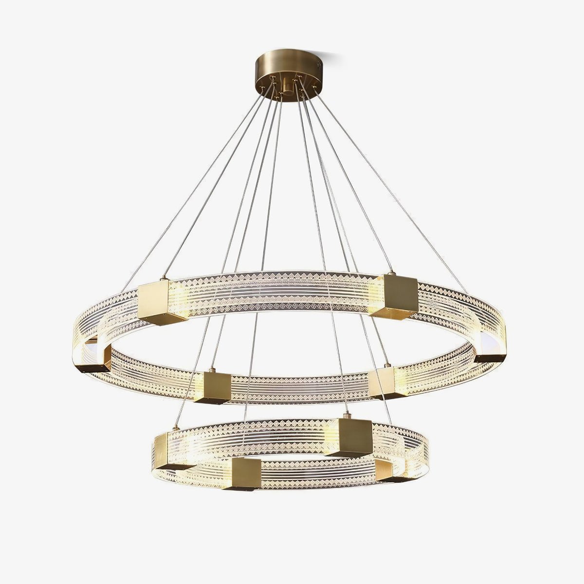 Udrina Aluminium Chandelier-Moonnatur