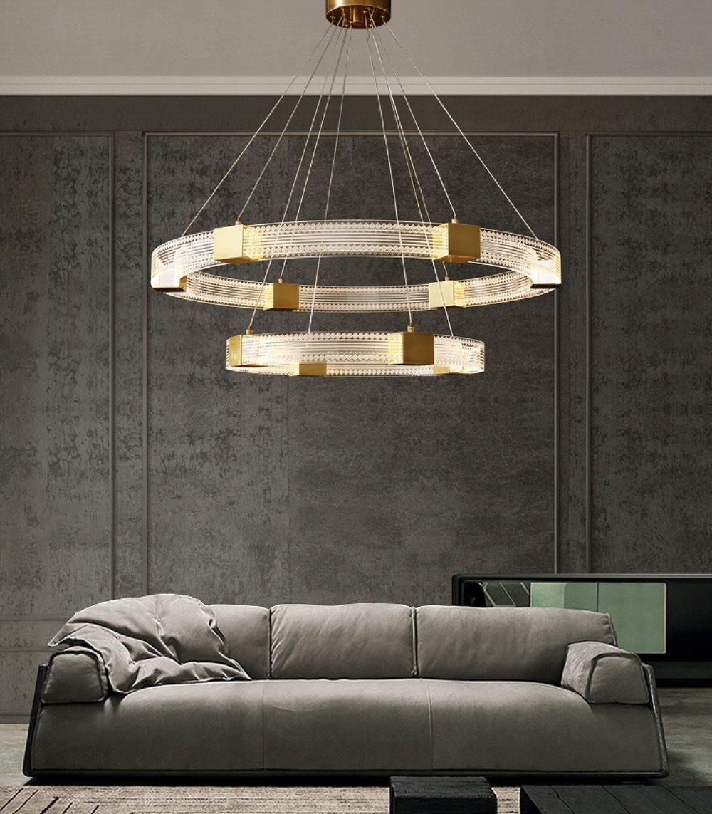 Udrina Aluminium Chandelier-Moonnatur