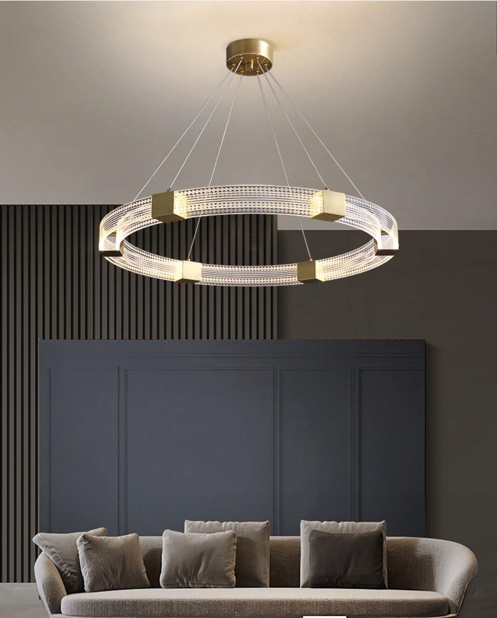 Udrina Aluminium Chandelier-Moonnatur