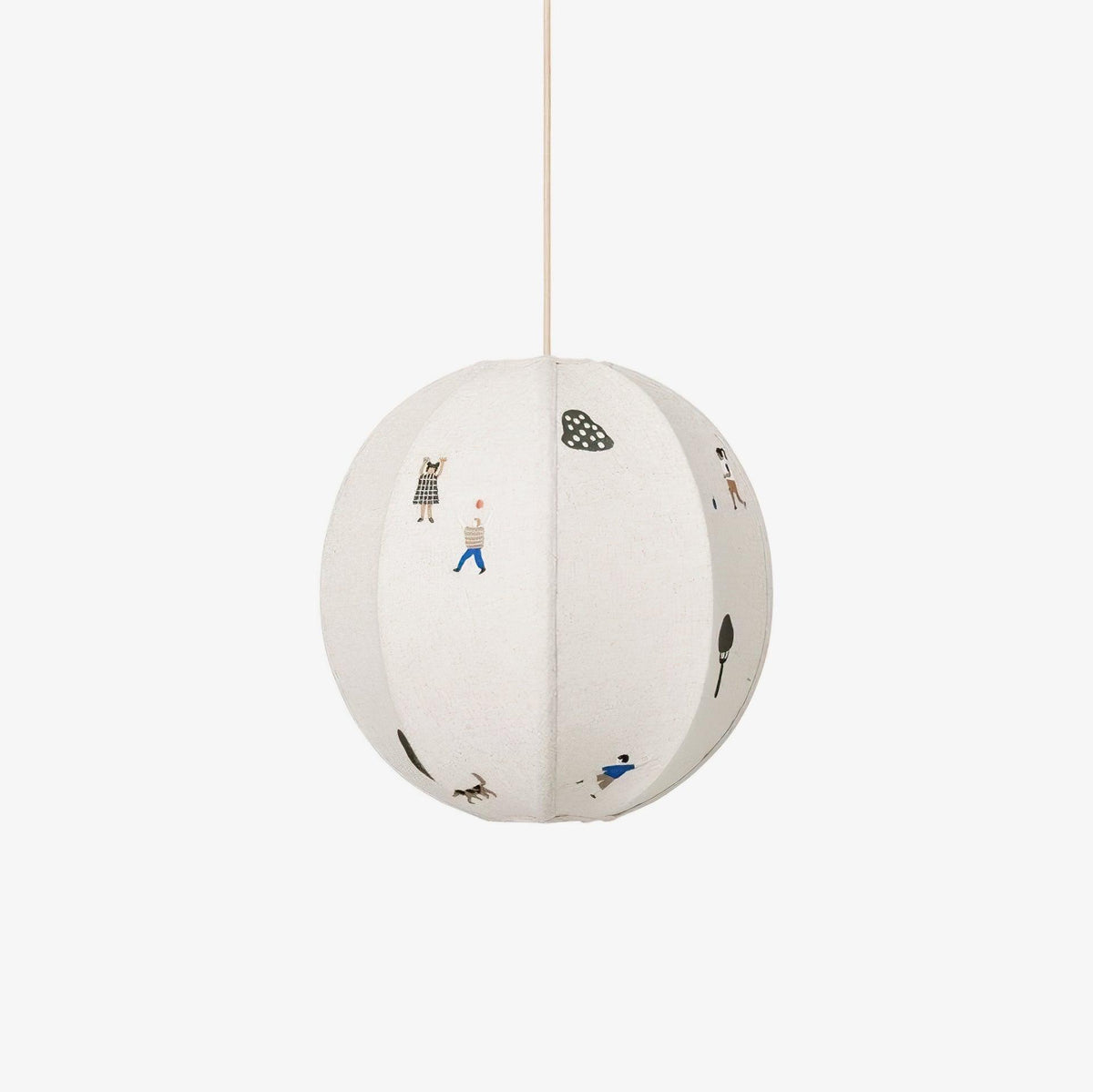 Cumberwick Fabric Pendant Light-Moonnatur