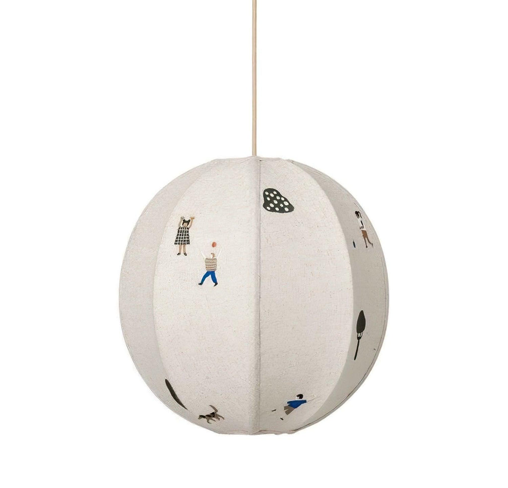 Cumberwick Fabric Pendant Light-Moonnatur