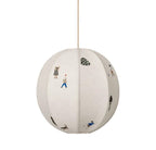 Narenia Fabric Pendant Light-Moonnatur