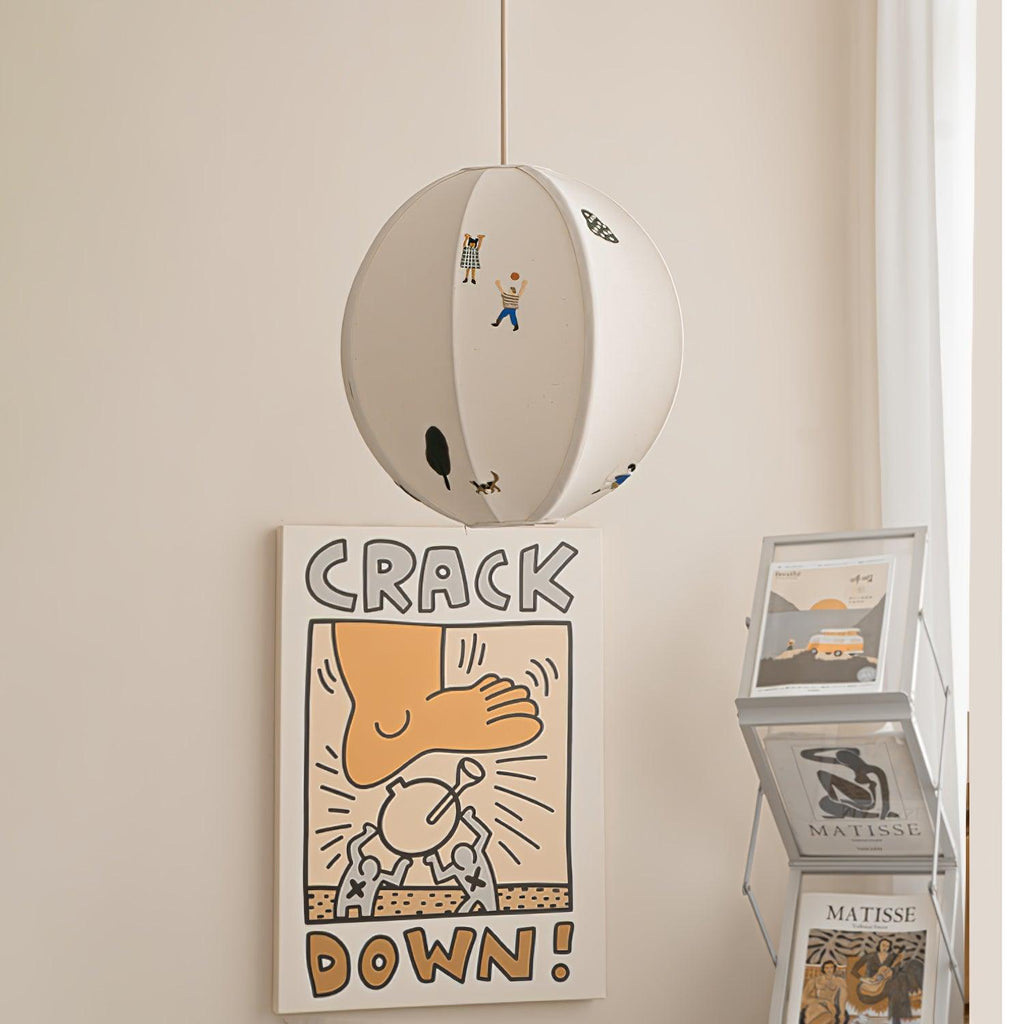 Cumberwick Fabric Pendant Light-Moonnatur