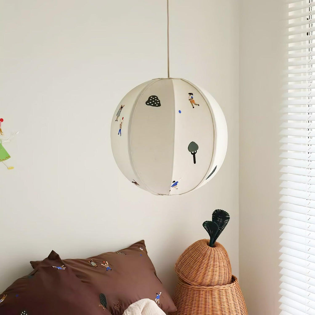 Cumberwick Fabric Pendant Light-Moonnatur