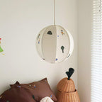 Narenia Fabric Pendant Light-Moonnatur