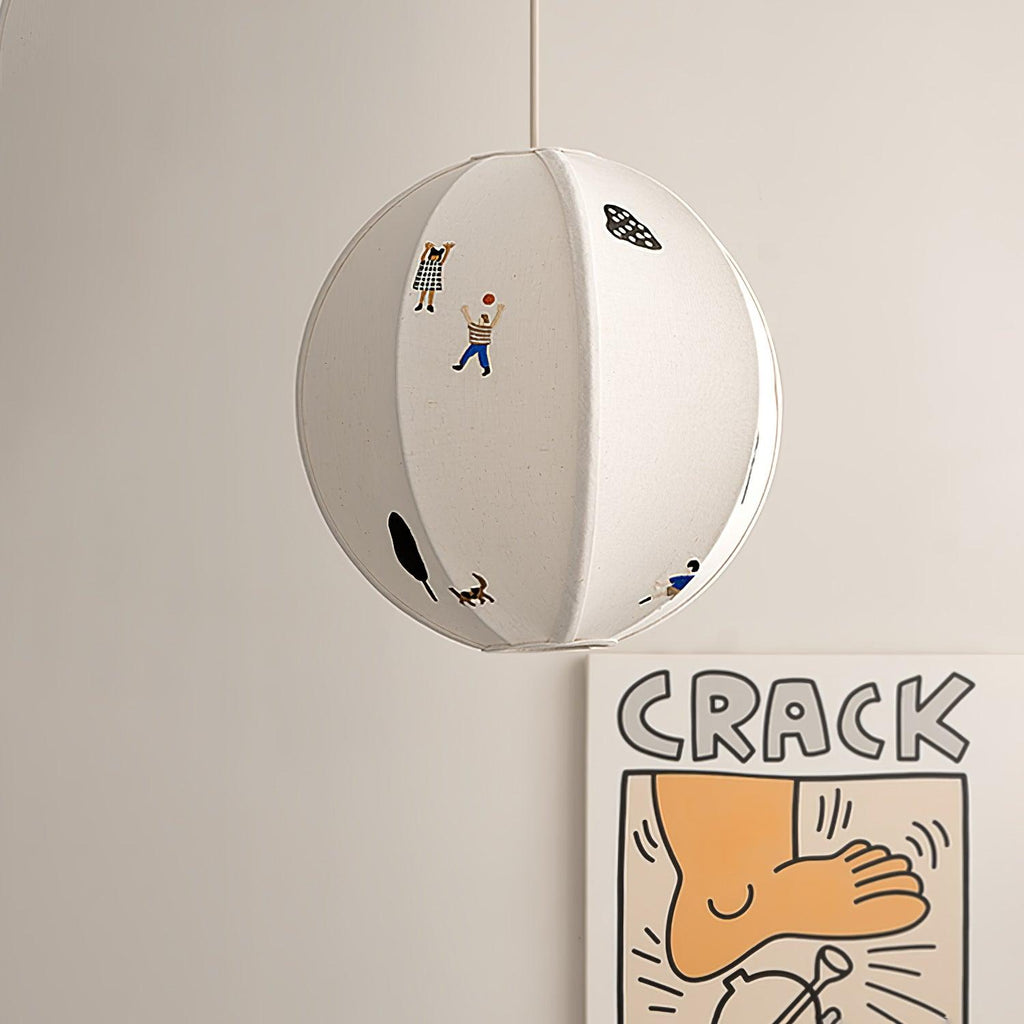 Cumberwick Fabric Pendant Light-Moonnatur